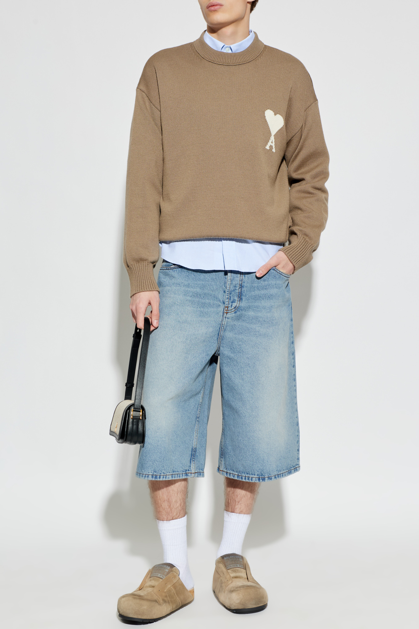 Ami Alexandre Mattiussi Sweater with logo | Men's | Vitkac